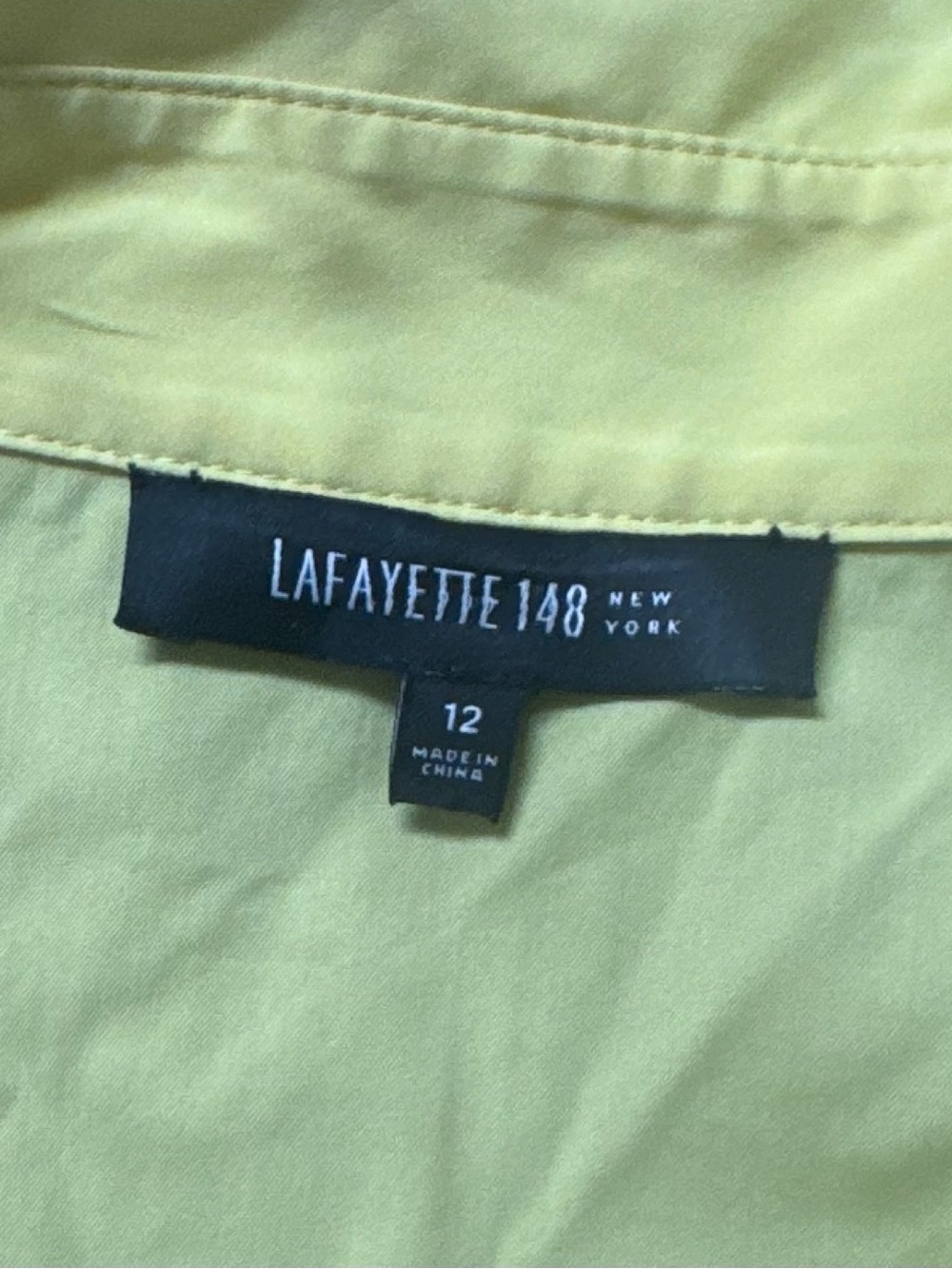 Yellow Women's Button-Down Blouse - Unbranded - Picture 4 of 4